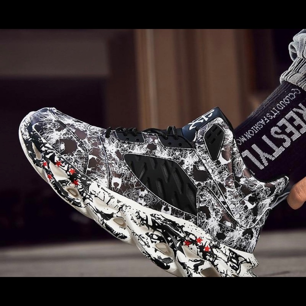Slime!!! Rouge Graffiti’s High top chunky’s - Picture 5 of 5